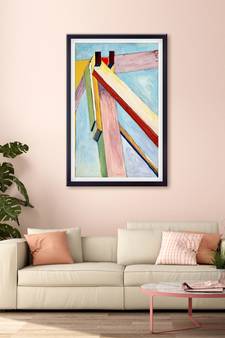 999Store    Blue  Canvas home_decor paintings