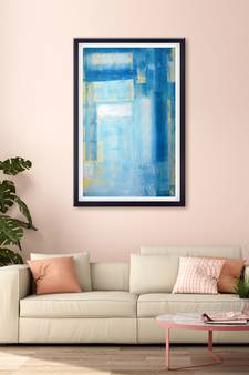 999Store    Blue  Canvas home_decor paintings