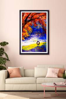 999Store    Red  Canvas home_decor paintings