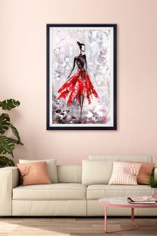 999Store    White  Canvas home_decor paintings