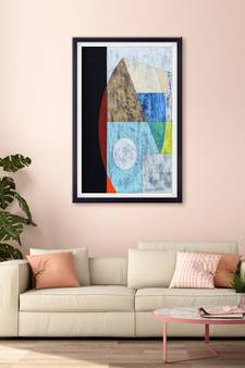 999Store    Blue  Canvas home_decor paintings