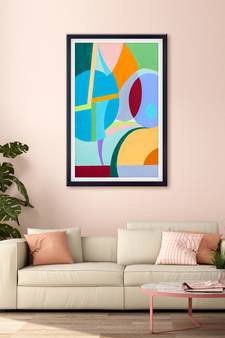 999Store    Blue  Canvas home_decor paintings