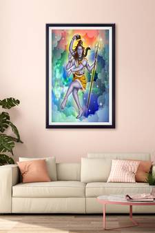999Store    Blue  Canvas home_decor paintings