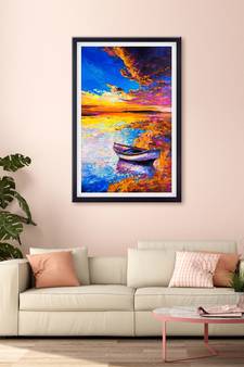 999Store    Blue  Canvas home_decor paintings