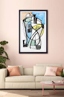 999Store    White  Canvas home_decor paintings