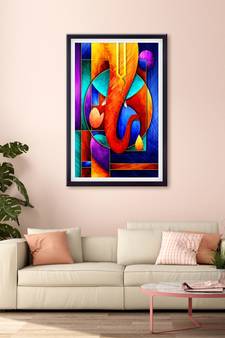 999Store    Purple  Canvas home_decor paintings