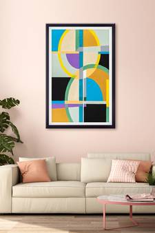 999Store    Blue  Canvas home_decor paintings
