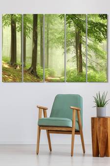 999Store    Green wood home_decor wall decor