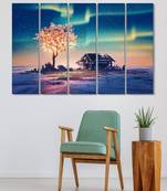 999Store    Blue wood home_decor wall decor