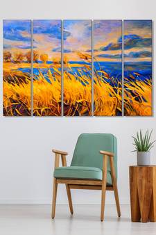 999Store    Yellow  wood home_decor wall decor