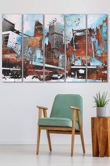 999Store    Brown  wood home wall decor