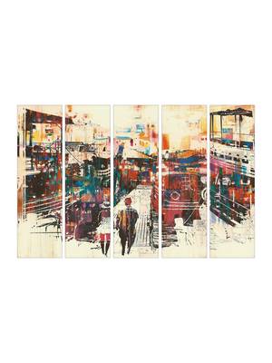 999Store    Red wood home wall decor 2
