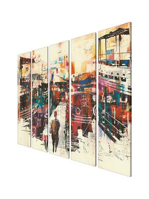 999Store    Red wood home wall decor 3