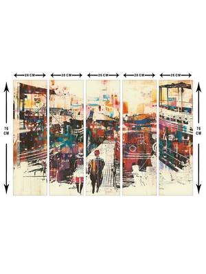 999Store    Red wood home wall decor 5