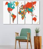 999Store    Blue wood home wall decor