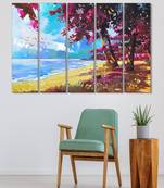 999Store    Violet  wood home wall decor