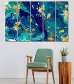 999Store    Blue wood home wall decor