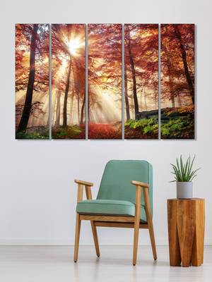999Store    Red wood home wall decor 1