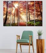 999Store    Red wood home wall decor