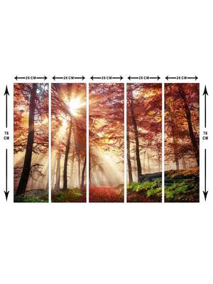 999Store    Red wood home wall decor 5