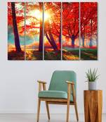 999Store    Red wood home wall decor