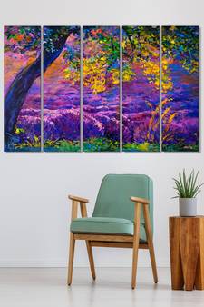 999Store    Purple wood home wall decor