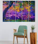 999Store    Purple wood home wall decor