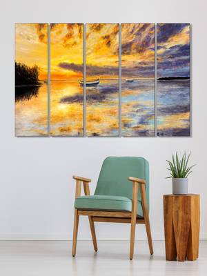 999Store    Yellow  wood home wall decor 1