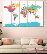 999Store    Blue wood home wall decor