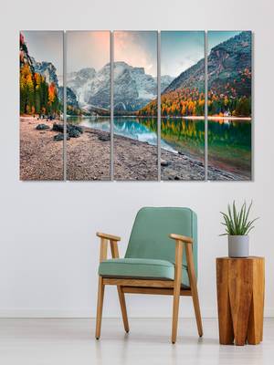 999Store    Blue wood home wall decor 1