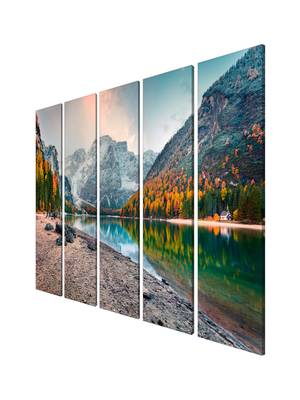 999Store    Blue wood home wall decor 3