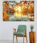 999Store    Yellow  wood home wall decor