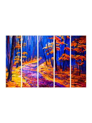 999Store    Blue wood home wall decor 2
