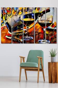 999Store    Yellow  wood home wall decor