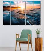 999Store    Blue  wood home wall decor