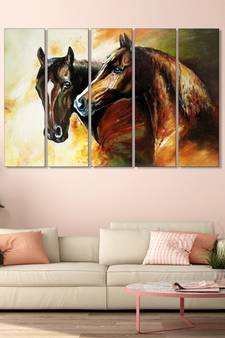 999Store    Brown  wood home wall decor