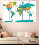 999Store    Blue wood home wall decor