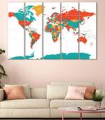 999Store    Blue wood home wall decor