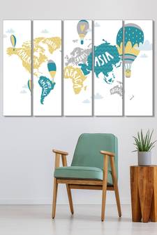 999Store    Yellow  wood home wall decor