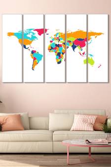 999Store    Yellow  wood home wall decor