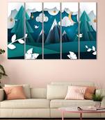 999Store    Green wood home wall decor