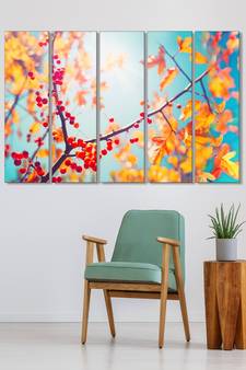 999Store    Yellow  wood home wall decor