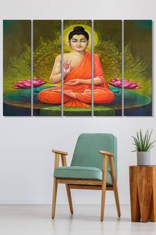 999Store    Green wood home wall decor