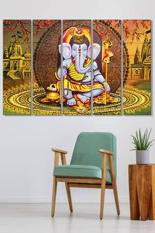 999Store    Yellow  wood home wall decor