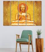 999Store    Yellow  wood home wall decor