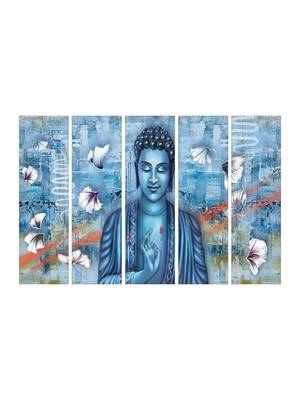 999Store    Blue wood home wall decor 2