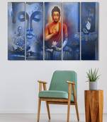 999Store    Blue wood home wall decor