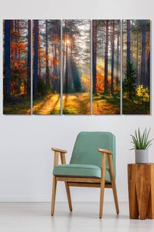 999Store    Green wood home wall decor
