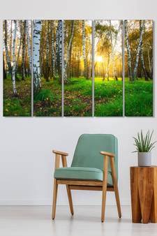 999Store    Green wood home wall decor