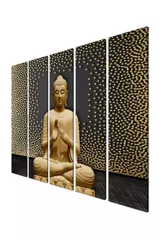 999Store    Yellow  wood home wall decor